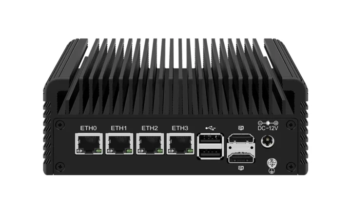 HUNSN RJ43 fanless Intel N150 mini PC