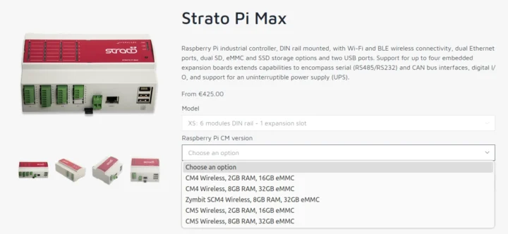 Strato Pi Max CM5 Wireless