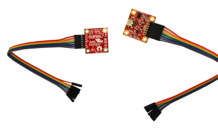 USB to serial debug board CTS RTS signals