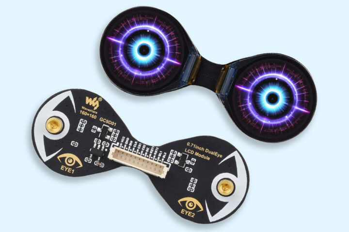 Waveshare 0.71inch DualEye LCD Module