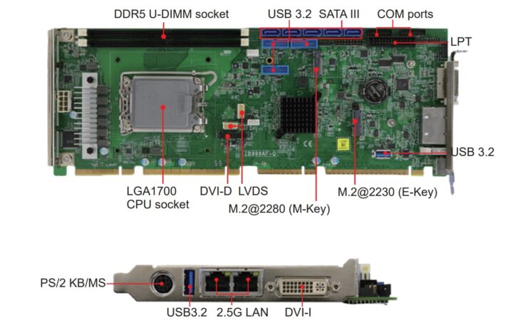 iBASE IB996 CPU Card specifications