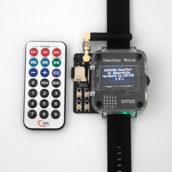 DSTIKE Deauther Watch V4S IR version with remote