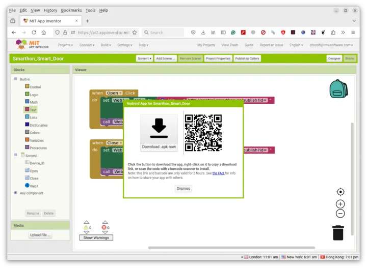 MIT App Inventor Build Download App