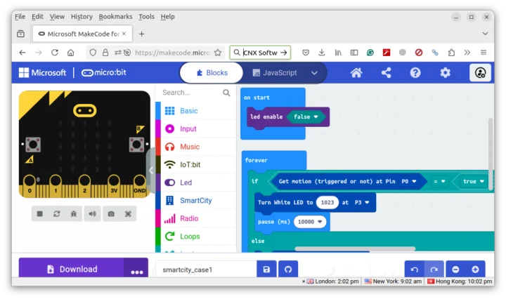 Micro bit Download Hex File