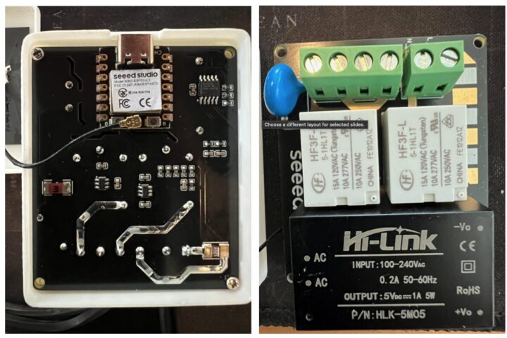 Seeed Studio 2-channel Wi-Fi AC relay Internal