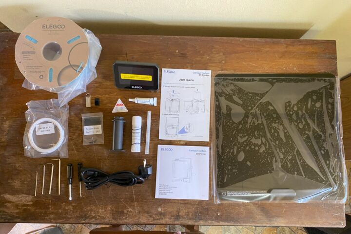 Centauri Carbon 3D printer unboxing