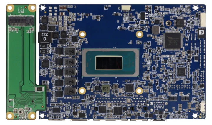 Intel Core Ultra 5 7 Meteor Lake SBC bottom side