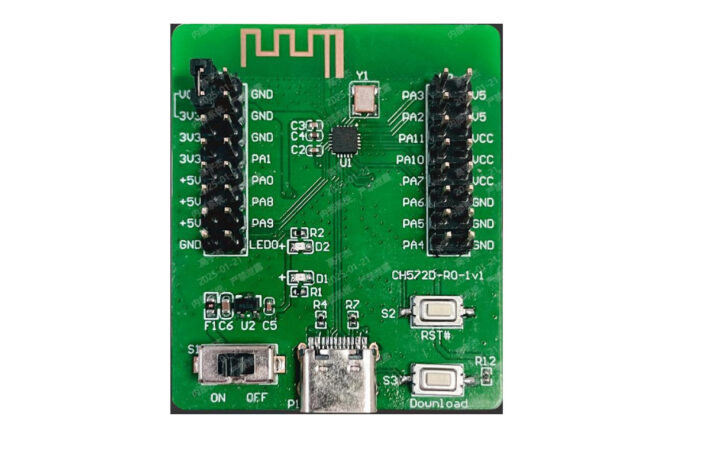 CH572D-R0-1v1 development board