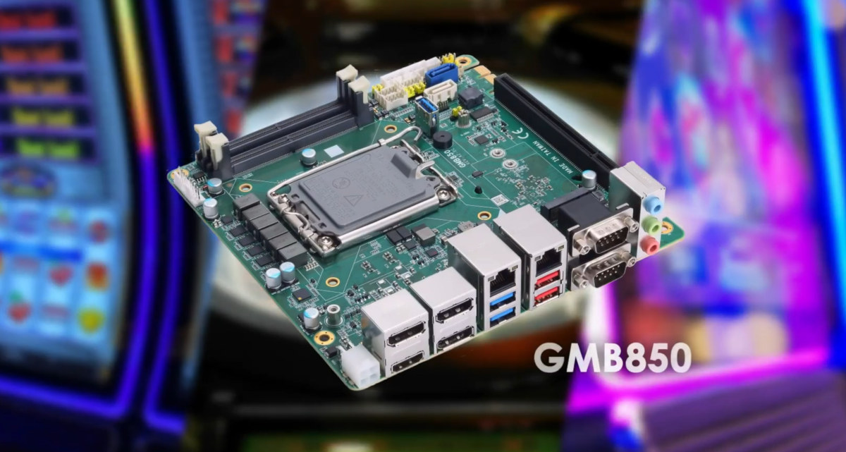 Intel Raptor Lake mini ITX motherboard casino gaming