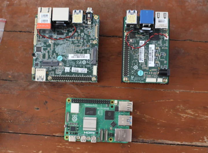 UP Squared 7100 vs Raspberry Pi 5 vs UP 7100 SBC