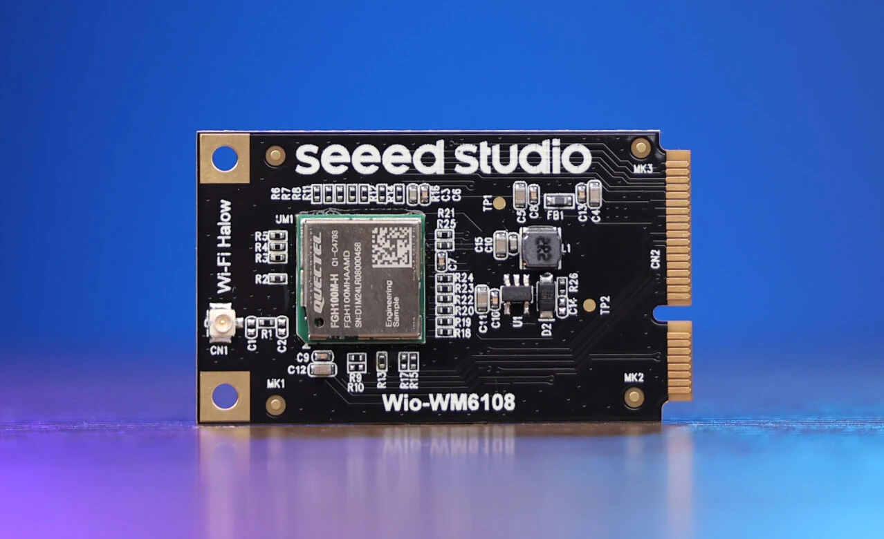 Wio WM6108 Wi-Fi HaLow mini PCIe module