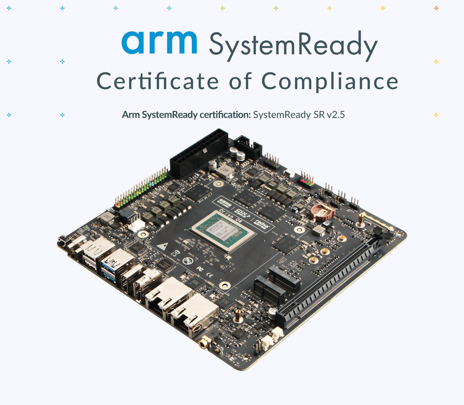 Orion O6 Arm SystemReady SR compliance