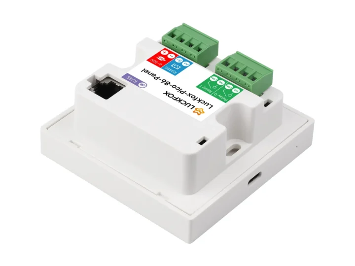 86 type smart home controller Ethernet RS485 relays power inputs