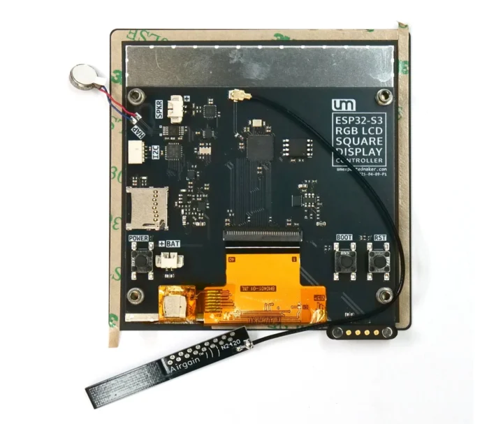ESP32 S3 RGB LCD SQUARE DISPLAY Controller