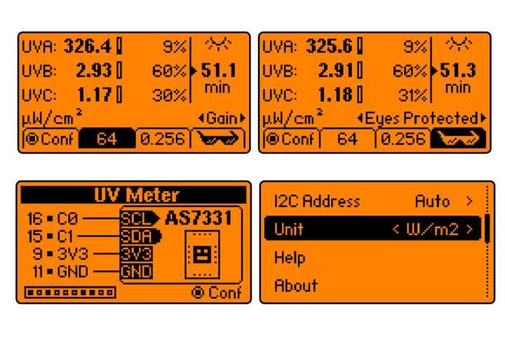 Flipper Zero UV Meter Application Flipper Zero UV Meter Application