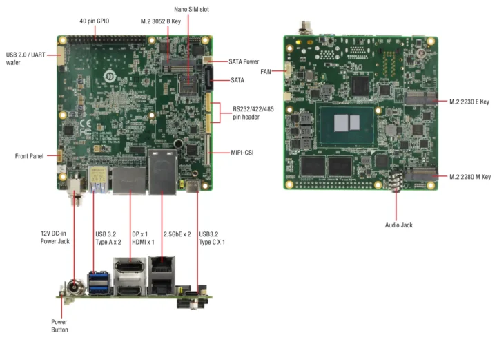 Intel Twin Lake SBC SATA 2.5GbE