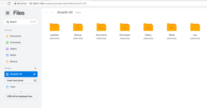 ZimaCube File