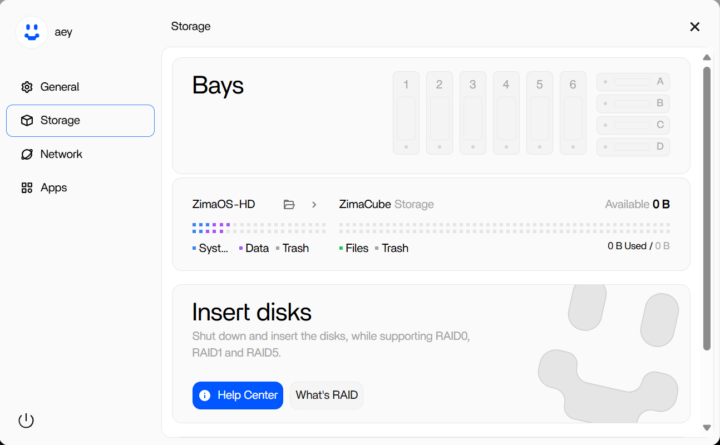 ZimaCube Storage