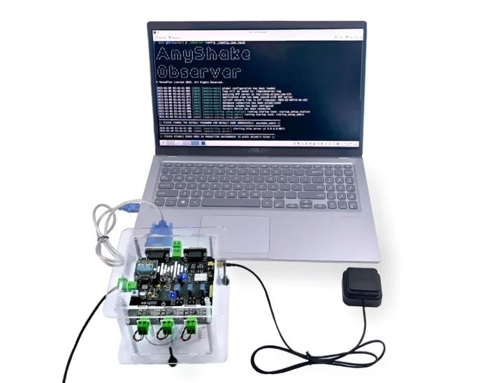 AnyShake Observer seismic monitor server