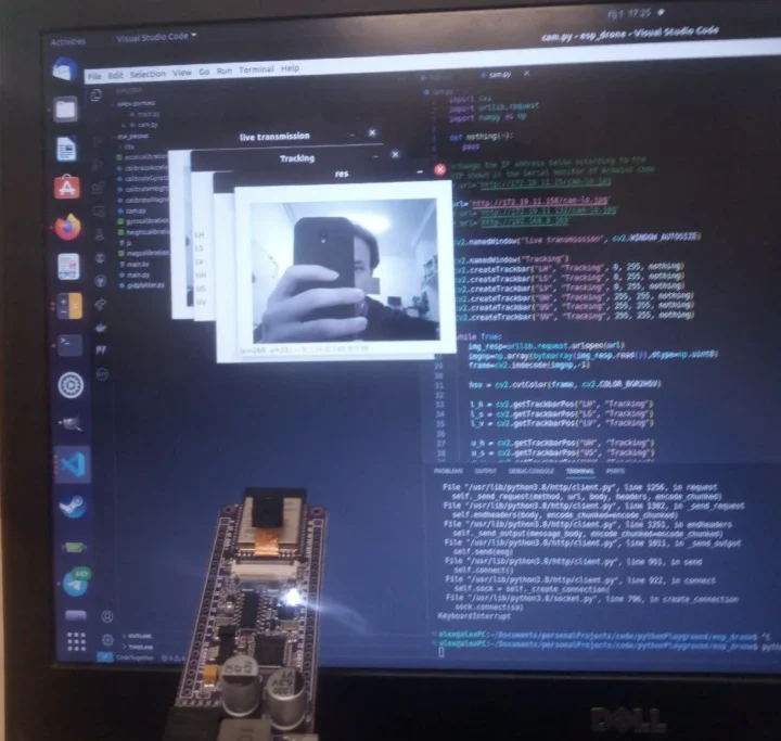 ESP32-S3 camera board for machine learning