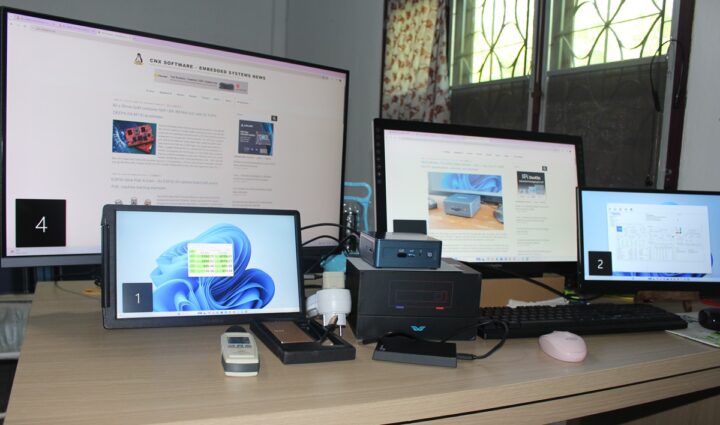 GEEKOM Mini IT12 Core i7-1280P windowss 4 displays