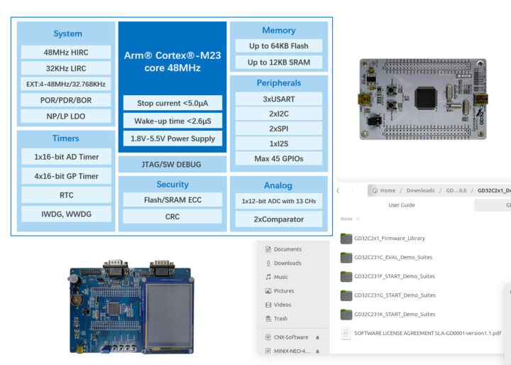 GigabiDevice GD32C231 low cost Cortex M23 MCU
