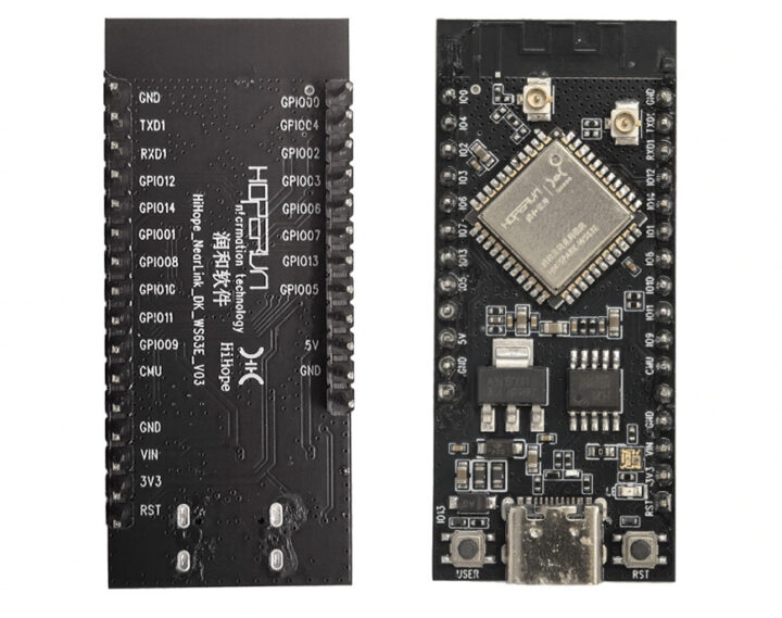 HH D02 NearLink Dev Board top and bottom