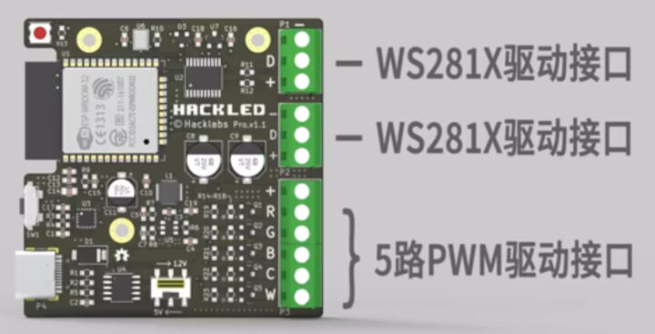 HackLED Pro Interfaces