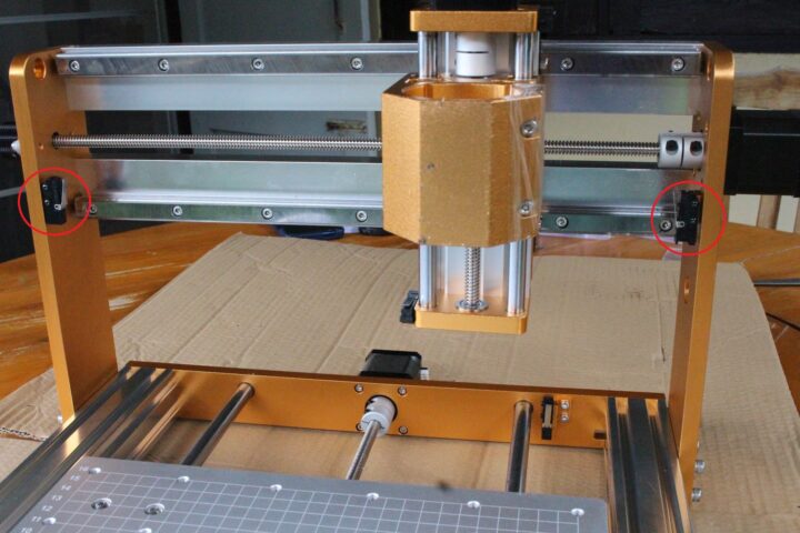 Install X axis Limit Swich