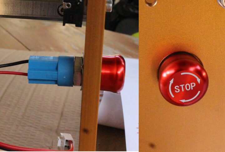 LUNYEE 3018 Pro Ultra CNC Install E Stop Buttom