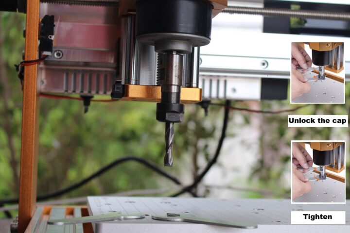 LUNYEE 3018 Pro install Router Bit