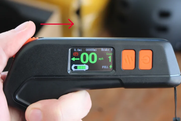 MEEPO V5 brake parking mode
