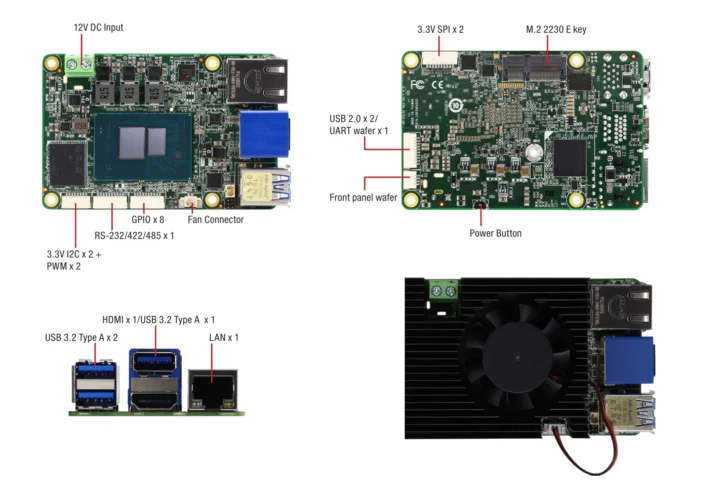 Slim Intel Twin Lake SBC Slim Intel Twin Lake SBC
