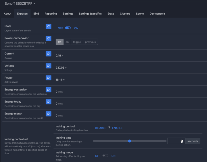 Sonoff S60ZBTPF HomeAssistant Z2M Setup2