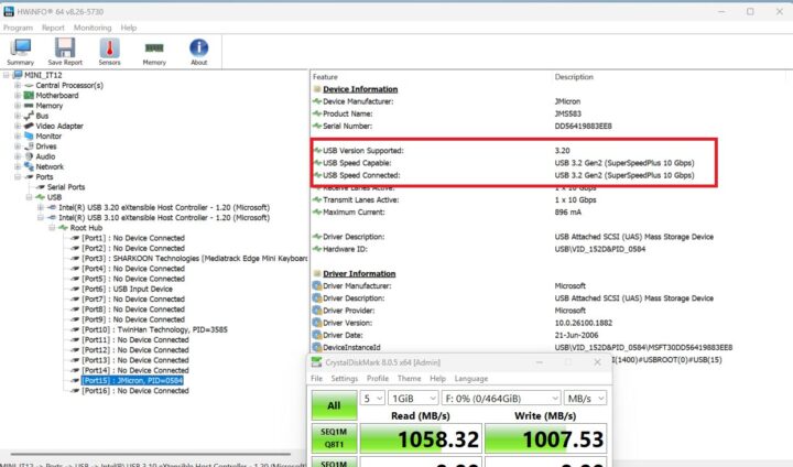 USB 3.2 Gen 2 Type A front 2