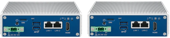 Vecow PBC 2000 fanless Edge AI system front back Vecow PBC 2000 fanless Edge AI system front back