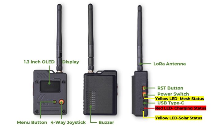 battery Meshtastic LoRa node