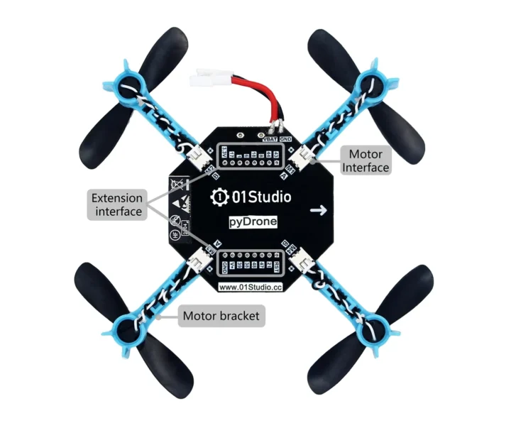 0Studio pyDrone Bottom Side