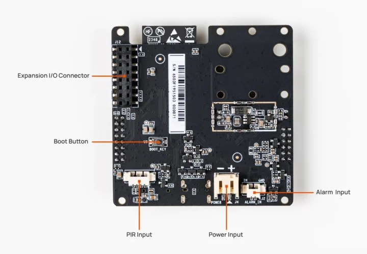 ESP32-S3 Camera Board PIR and Alarm Inputs
