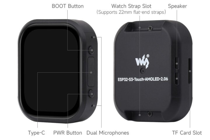 ESP32-S3 Smart Watch Case