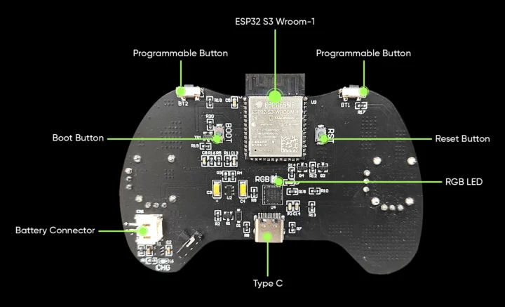 ESP32-S3 robot car controller
