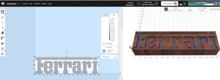 Easel ferrari
