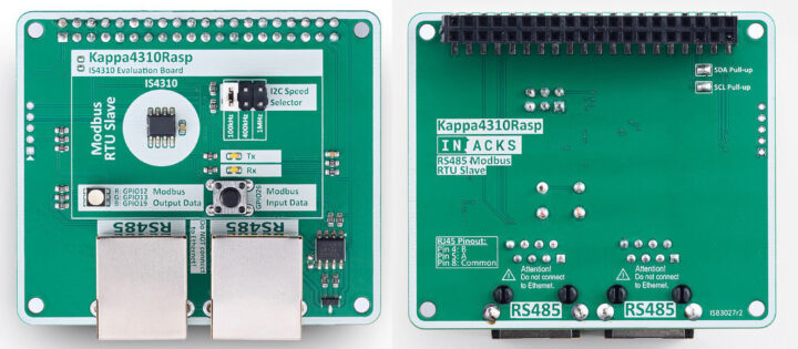 IS4310 Evaluation Board Top and Bottom