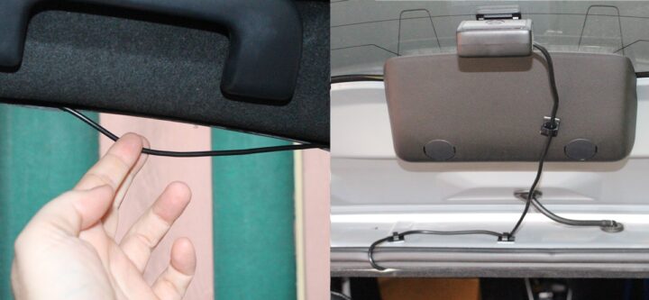 Keep wire Dash cam