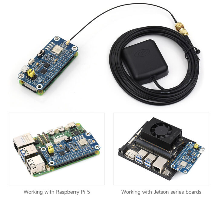 L76K GPS HAT compatible with Raspberry Pi Jetson RDK series boards