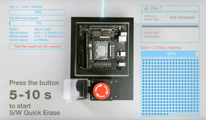 M2 NVMe SSD Software Self Destruct