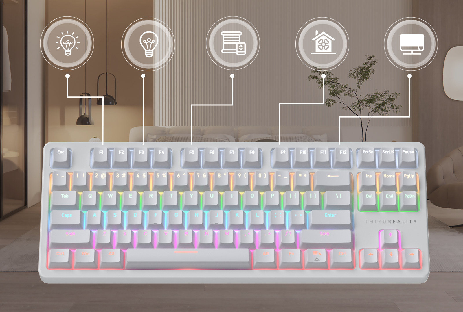 Matter enabled mechanical keyboard