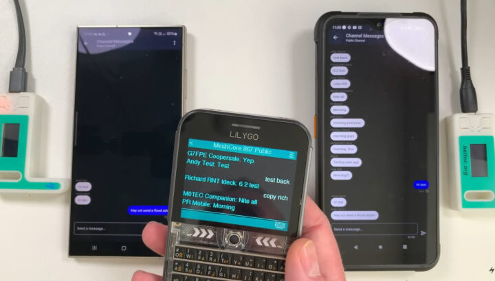 MeshCore LoRa off grid messaging