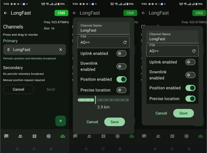 Meshtastic Channel Configuration Precise Location