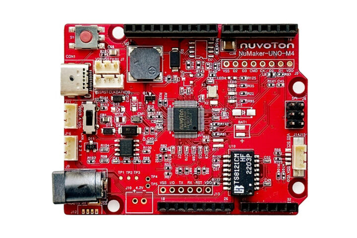 Nuvoton NuMaker-UNO-M4 Cortex M4 industrial dev board